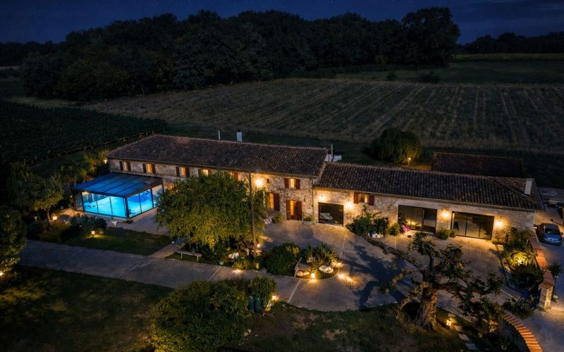 Vue de nuit - Villa familiale Charente-Maritime