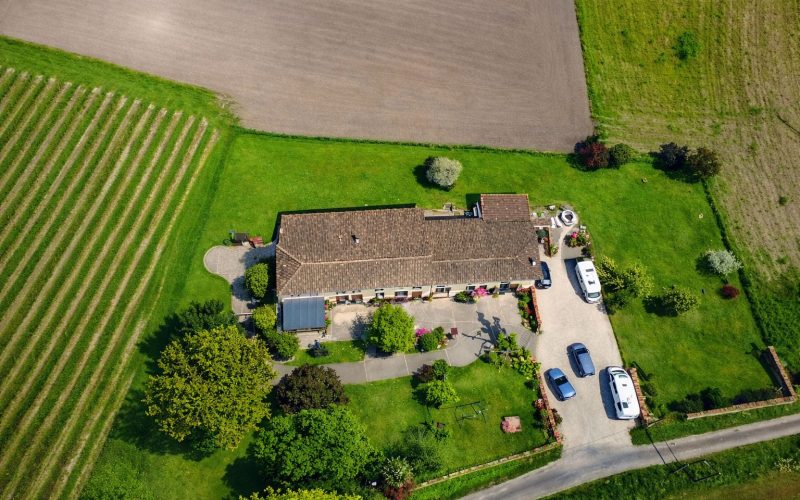 Villa vue du dessus - Villa familiale Charente-Maritime