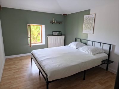 Chambre du gîte de groupe pour séjour en famille