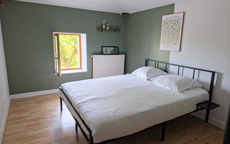 Chambre du gîte de groupe pour séjour en famille